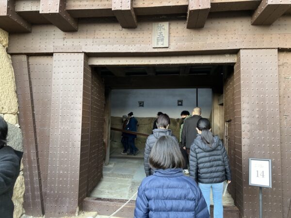 姫路城の天守入り口