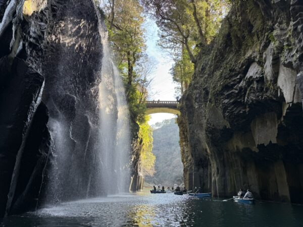 高千穂峡貸しボートからの絶景